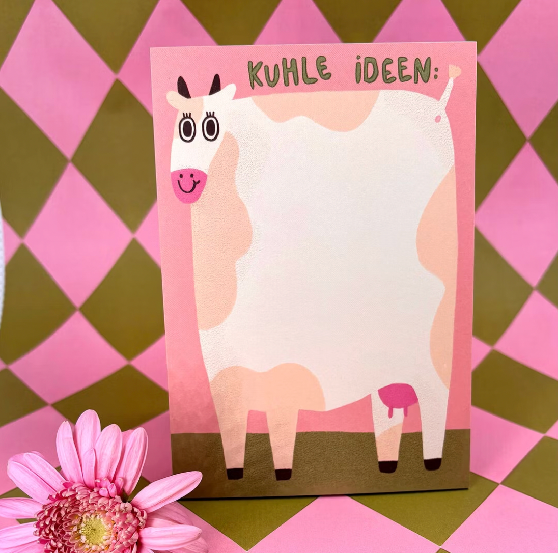Notizblock "Kuhle Ideen" von Slinga Illustration