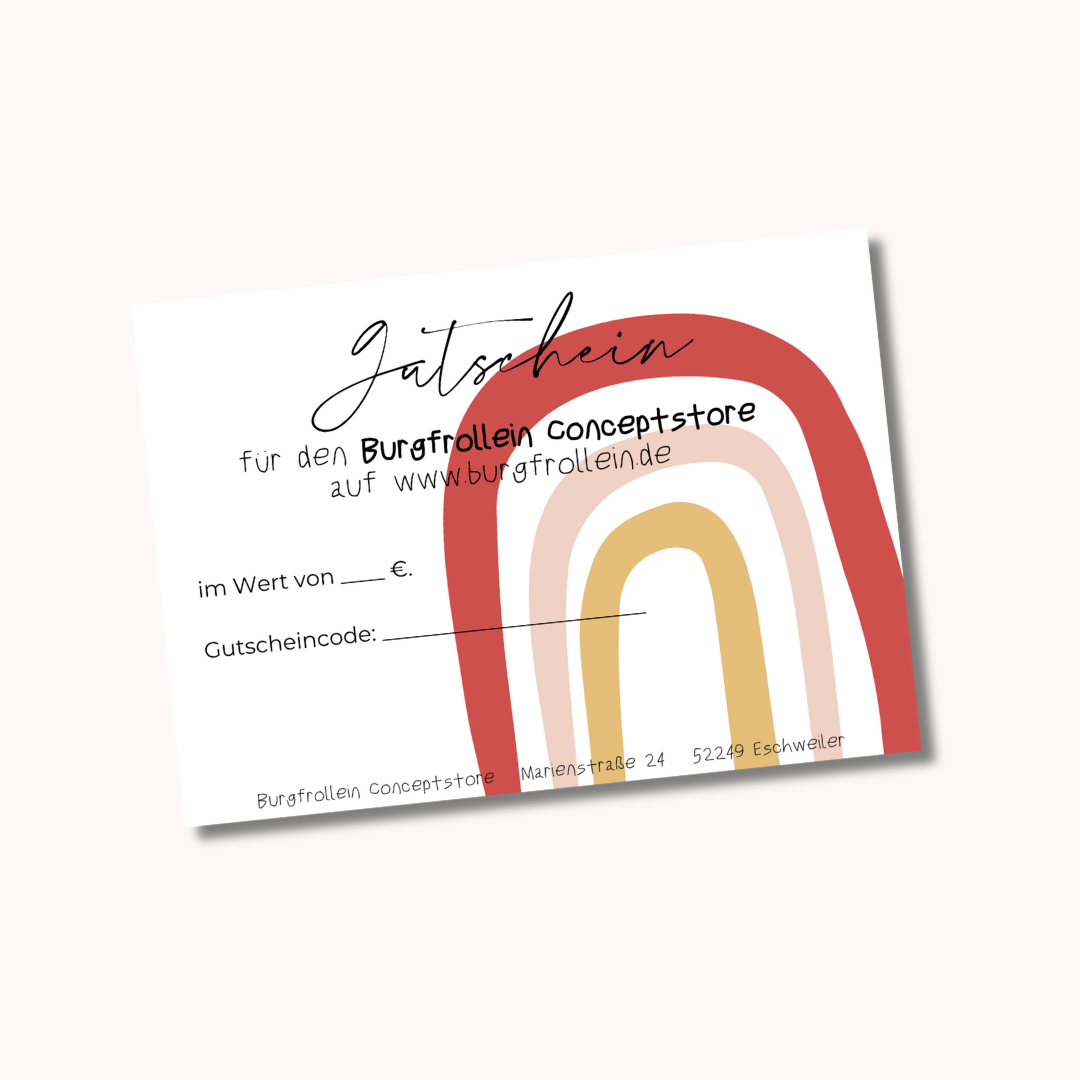 Burgfrollein Guschein zum Ausdrucken (Keine Versandkosten)