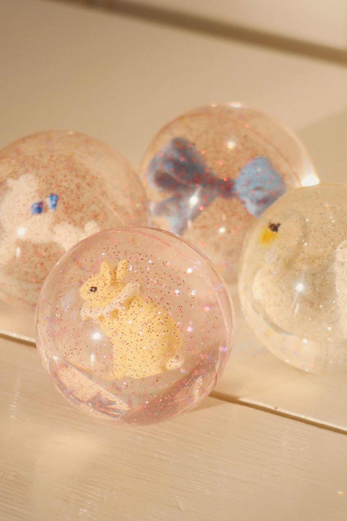 Glitzer-Flummi von Konges Slojd, verschiedene Varianten