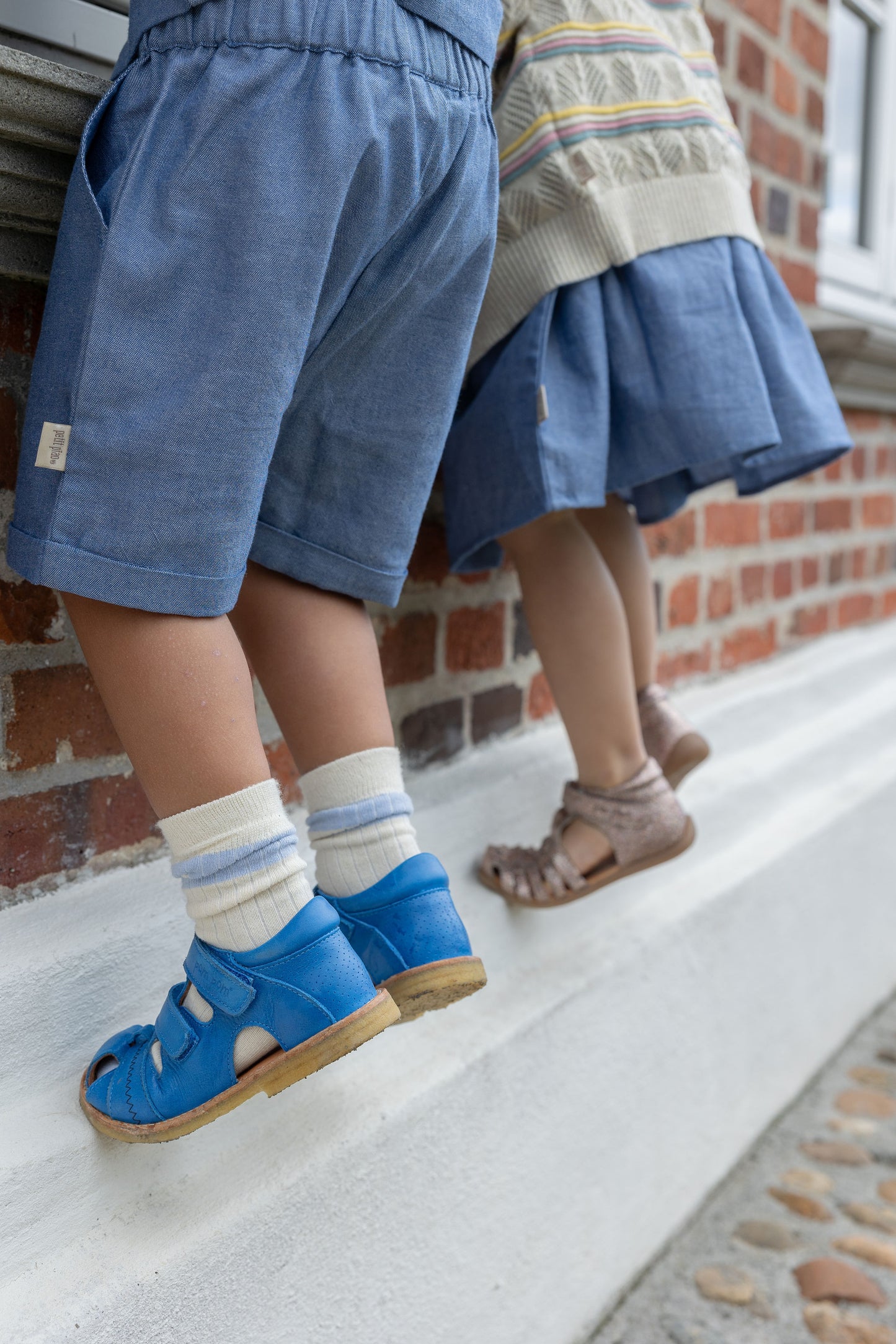 Blaue Shorts von Petit Piao, Größe 68-122