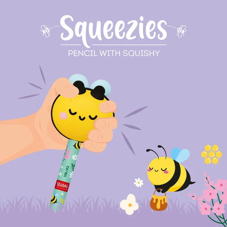 Squeezies Anti-Stress-Bleistift "Biene" von Legami