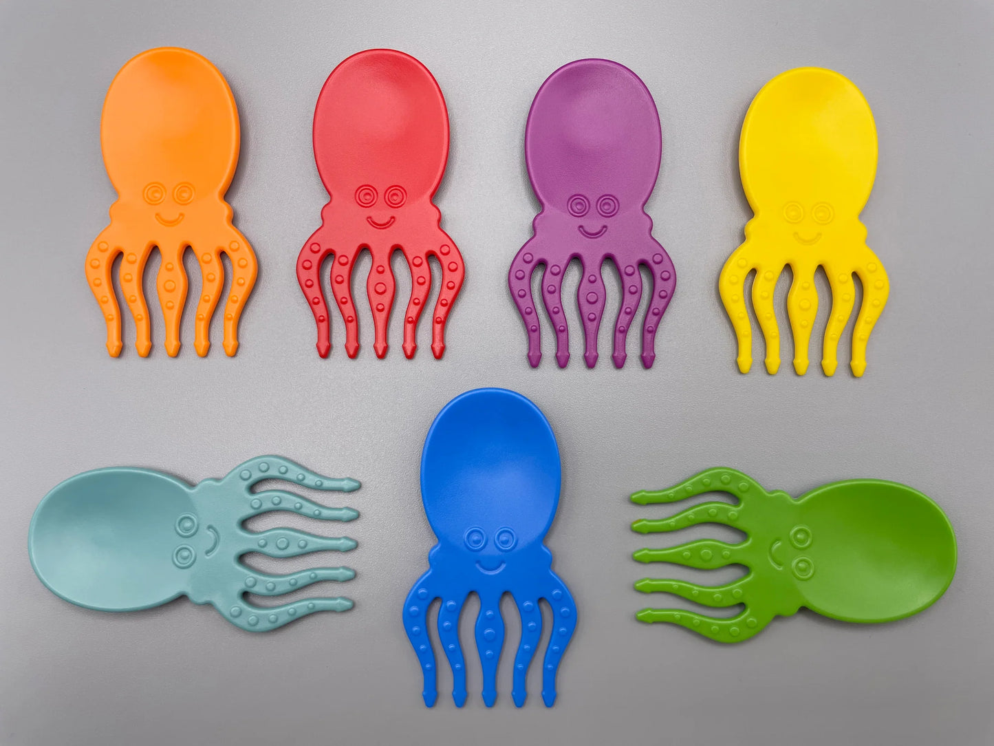 Tintenfisch-Snackpiekser "Ocean´s Seven" von Pieksi & Griffel, 7er Set