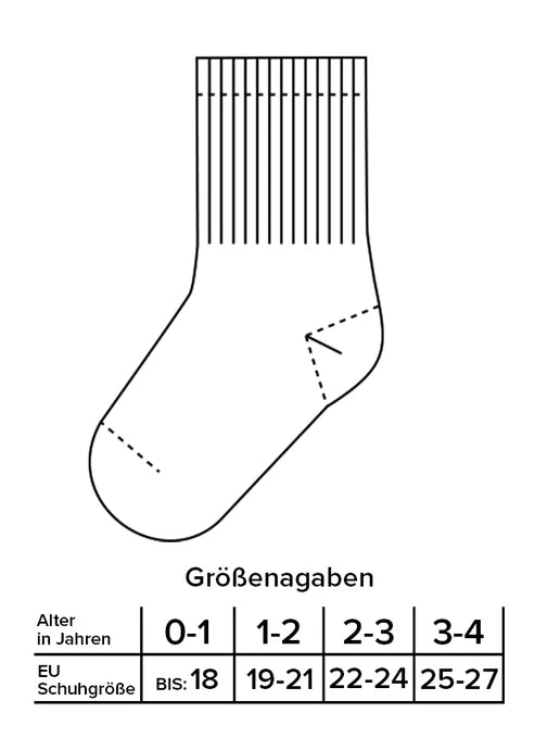 Socken mit "Like ice in the sunshine" Aufschrift für Babys und Kinder bis 4 Jahre