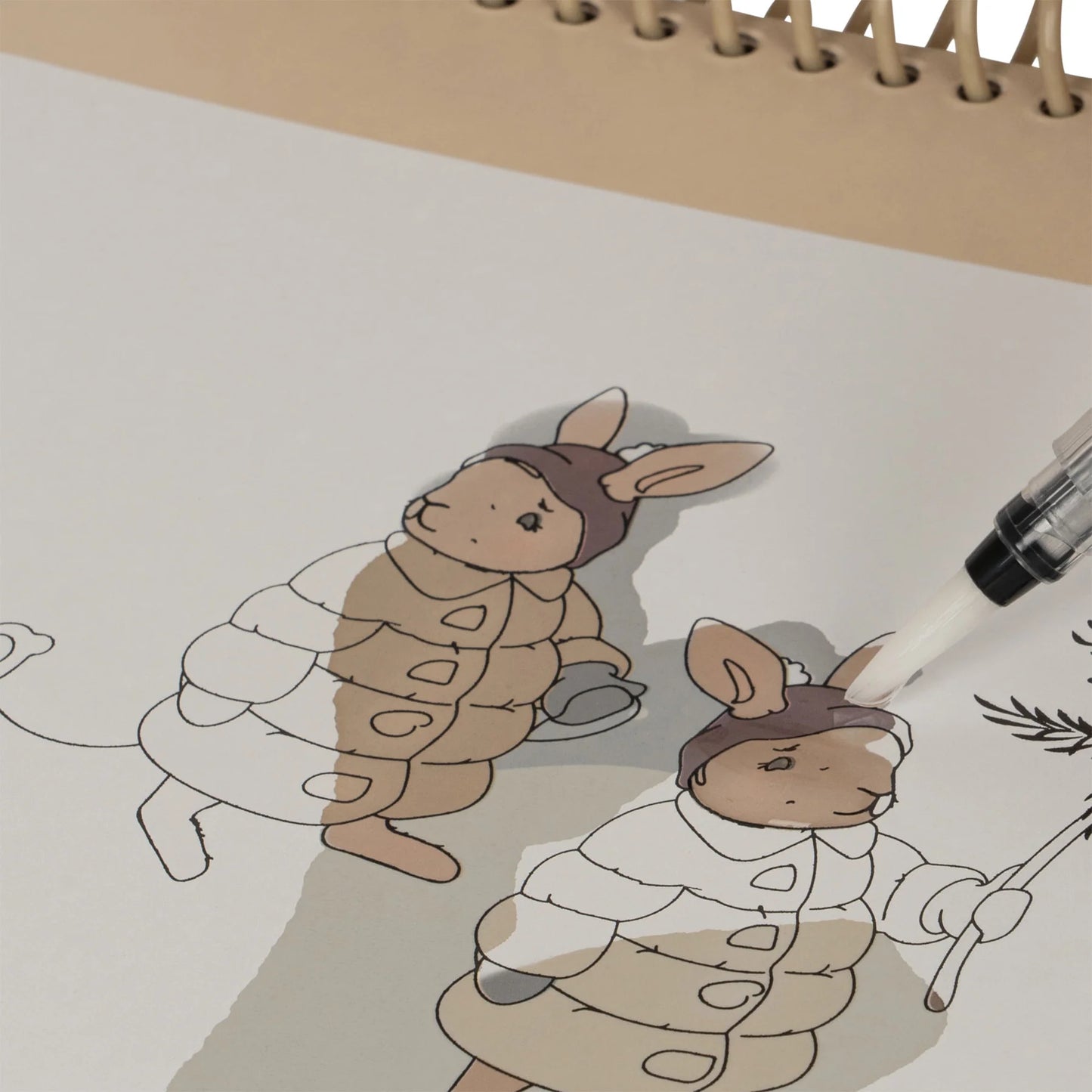 Wassermalbuch "My Magic Christmas Book" von Konges Slojd