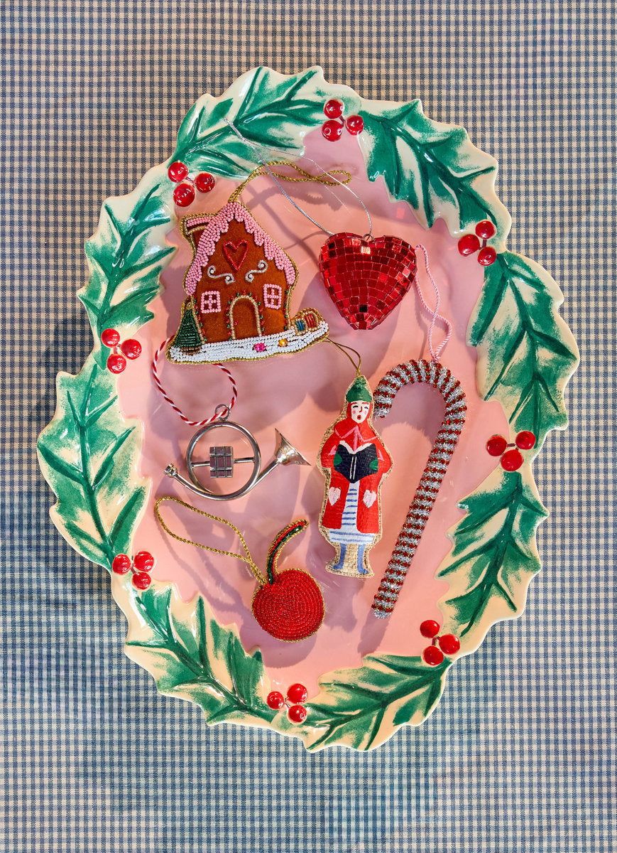 RICE Weihnachtsanhänger Zuckerstange