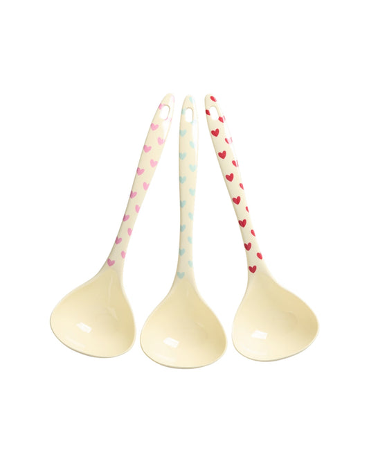 Suppenlöffel Melamin "Favourite Hearts- Print" von Rice by Rice, verschiedene Farben