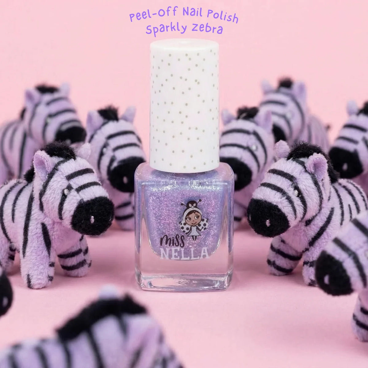 Miss Nella Kindernagellack "Sparkly Zebra"