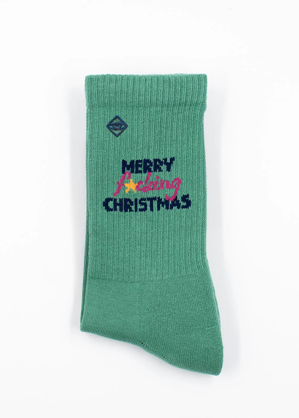 Weihnachtssocken "Merry fucking X-Mas" von J. Clay für Frauen und Männer