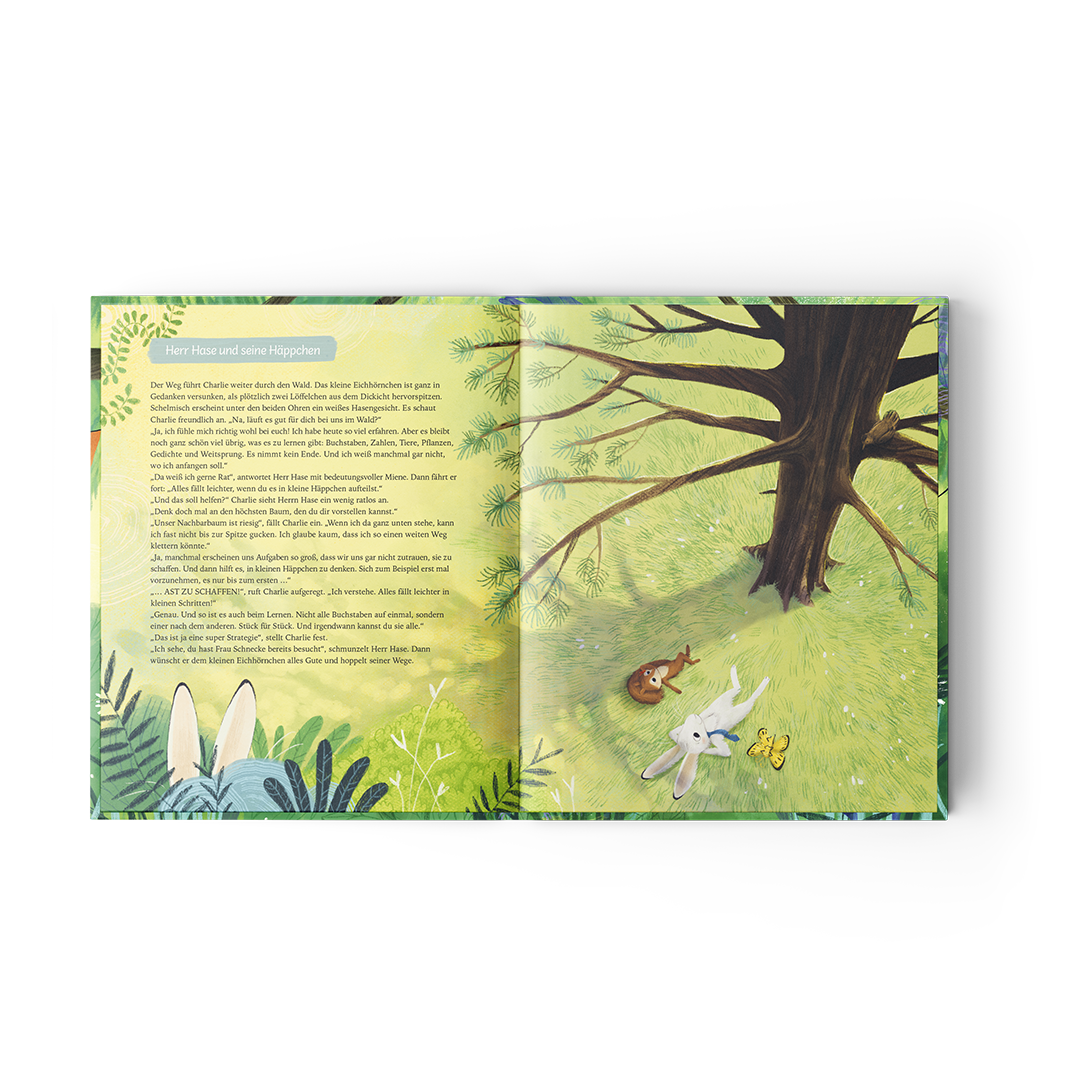 "Charlie und der Mutmachwald" - Kinderbuch aus dem Jupitermond Verlag