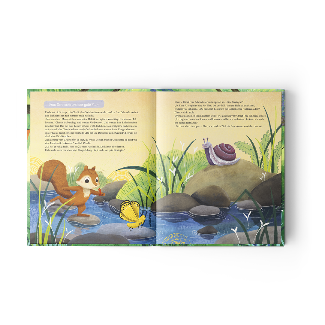 "Charlie und der Mutmachwald" - Kinderbuch aus dem Jupitermond Verlag