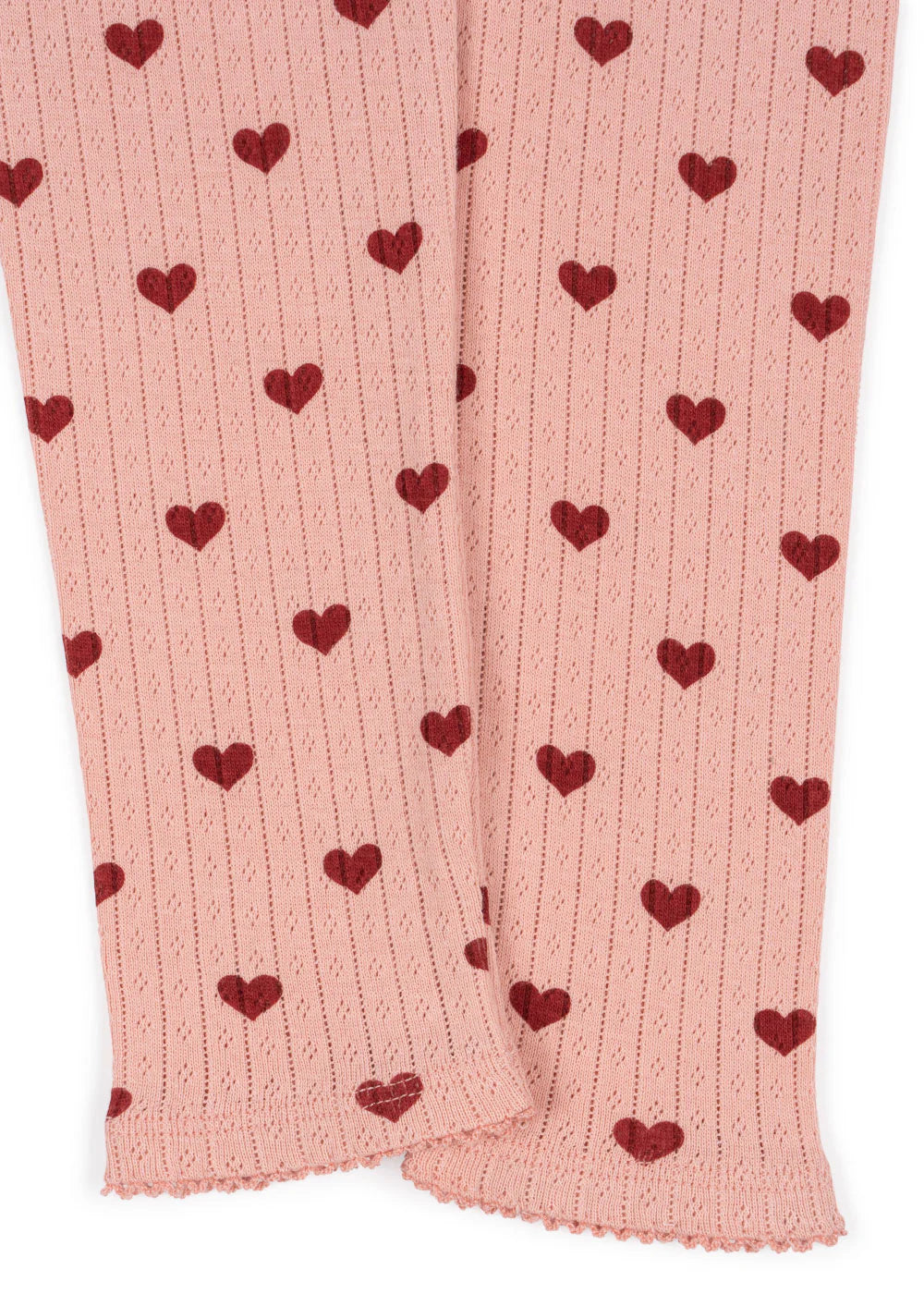 Rosa Hose mit Herz-Motiv "Amour Rouge" von Konges Slojd