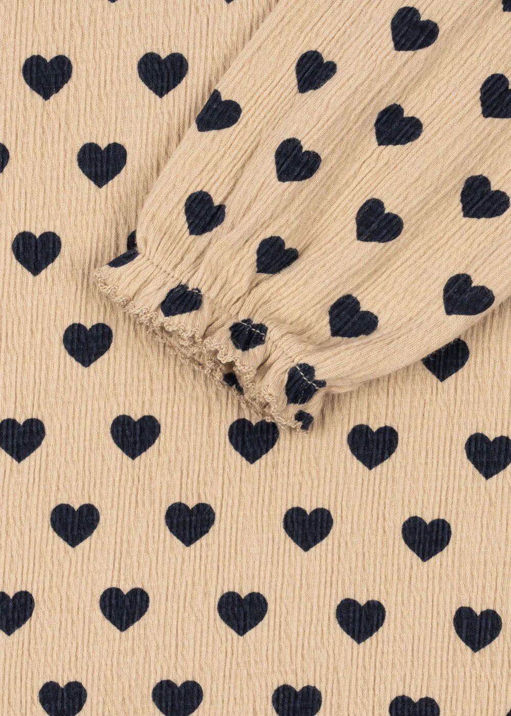 Chleo Kleid "Coeur Eclipse" mit Herz-Motiv von Konges Slojd, Größe 74-128