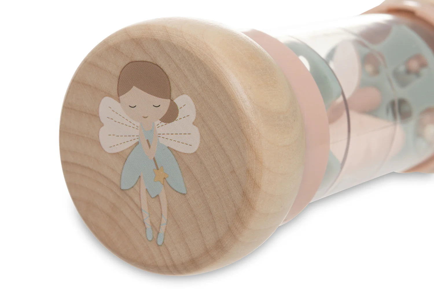 Der Regenmacher "Lovely Birds" in rosa ist eine schöne Spielidee für Kinder ab 3 Monaten. Er macht sanfte Geräusche und wird so zum spannendem Spielzeug.