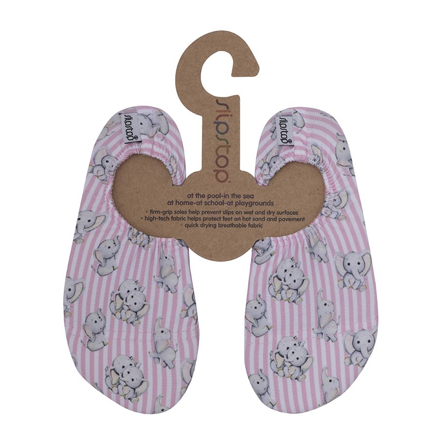 Slip Stop Schuhe "Calf" mit Elefanten-Motiv - perfekt für Wasser, Strand und Co.