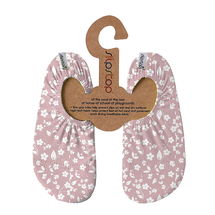 Pink Slip Stop Shoes "Rose Flower" - perfect for water, beach and more.