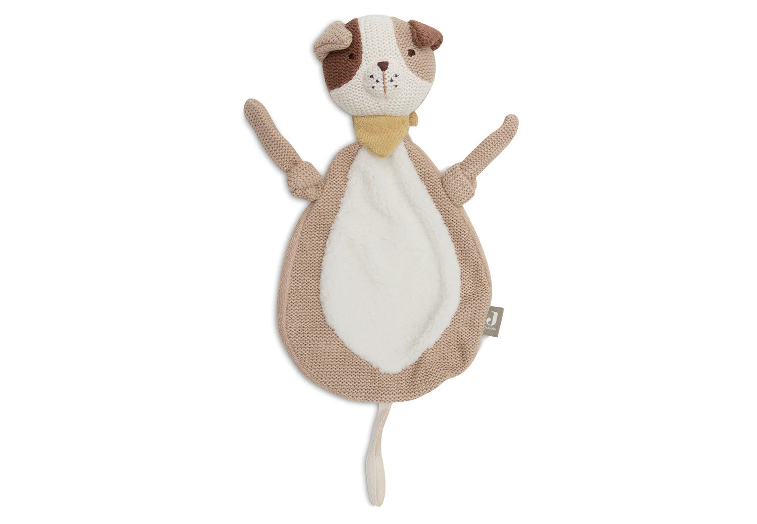 Das Hunde Kuschel- und Schmusetuch "Mick" von Jollein ist eine kuschelige Geschenkidee zur Geburt.