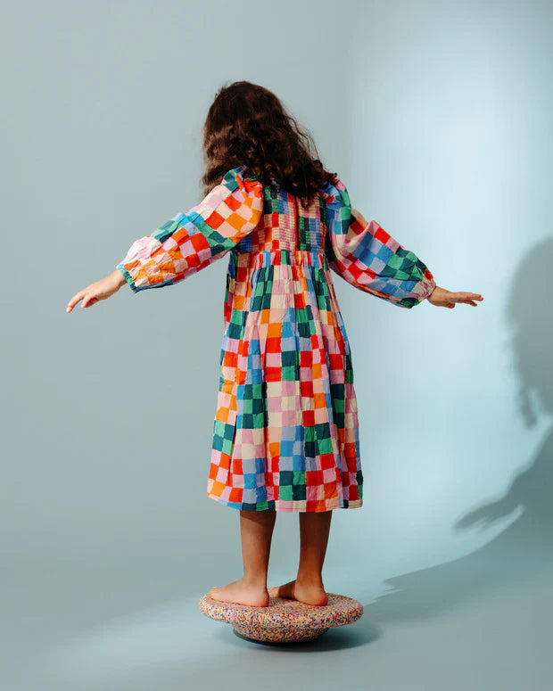 Buntes Stapelstein® Balanceboard, "super confetti"