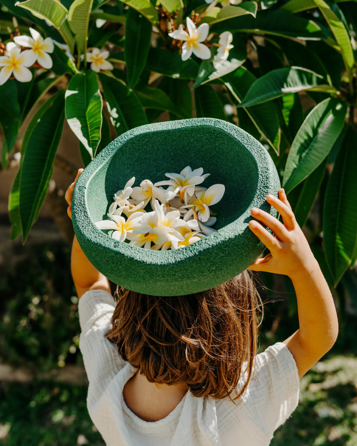 Dunkelgrüner Stapelstein "dark green"