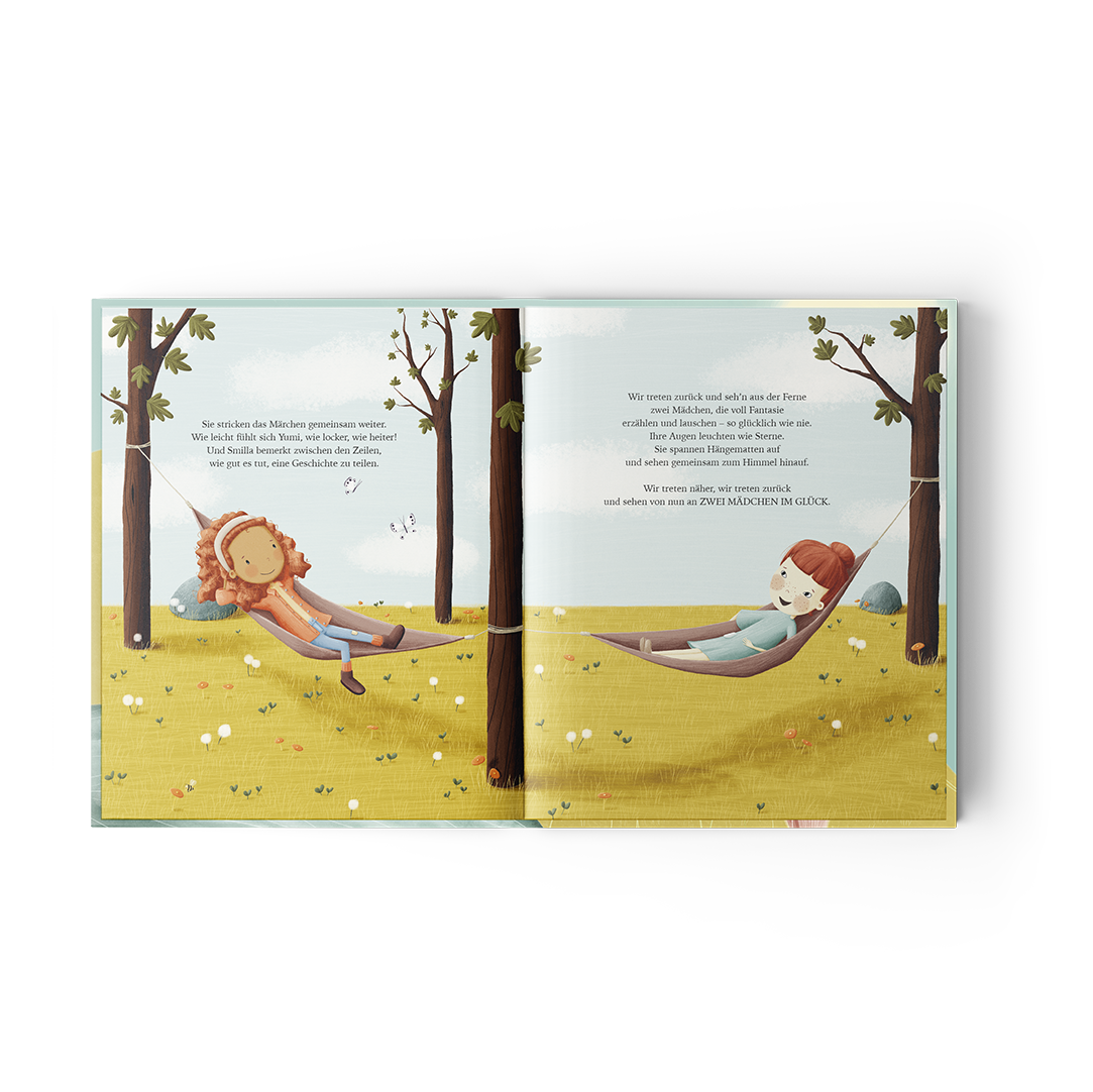 "Zwei Mädchen im Glück" - Kinderbuch aus dem Jupitermond Verlag