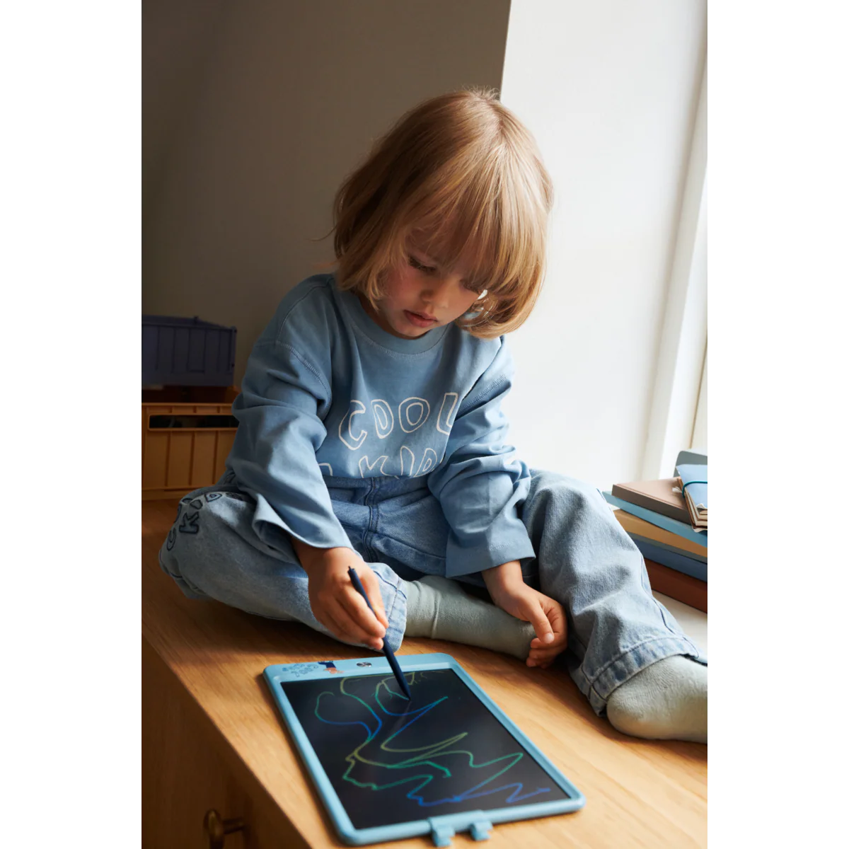 Liewood Magical Drawing Board "Tiger/Beach Blue"