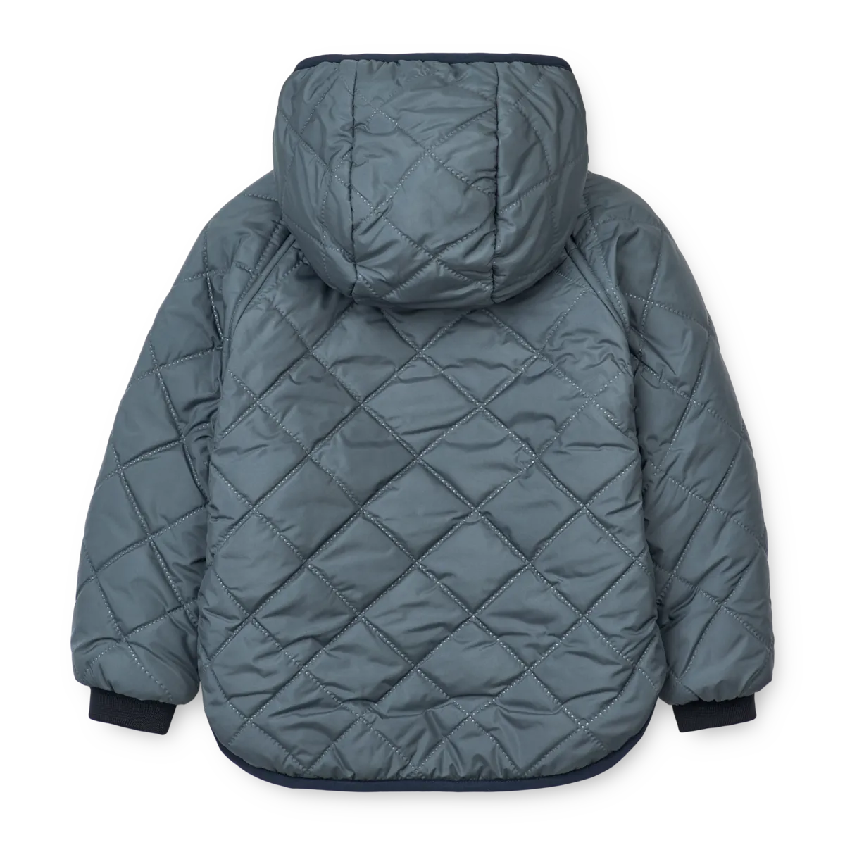 Kuschelige Wendejacke "Jackson Reversible Jacket" von Liewood, whale blue multi mix