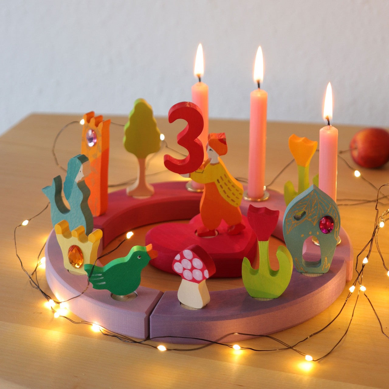 Kleiner Festtagsring (Rosa-Violett) von Grimm´s - perfekt für den Geburtstag