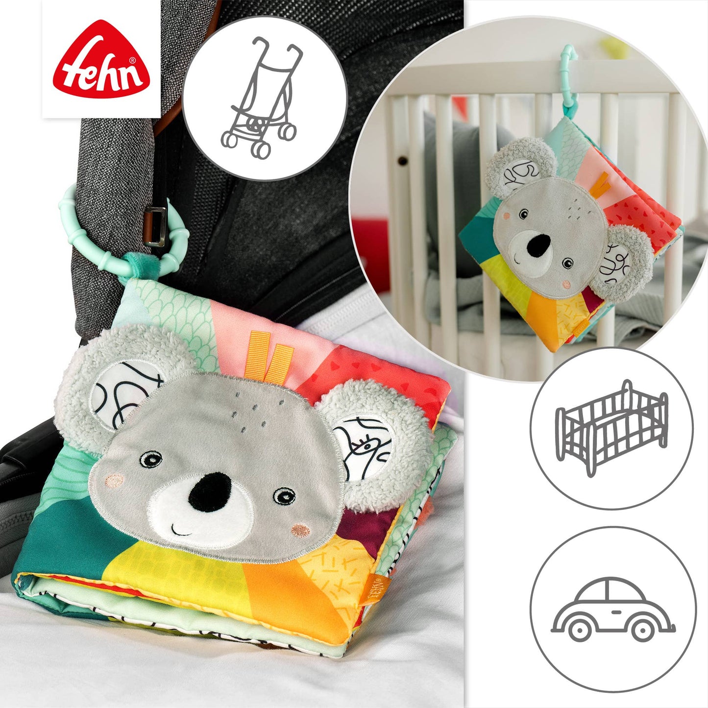 Stoffbuch "Koala" von Fehn