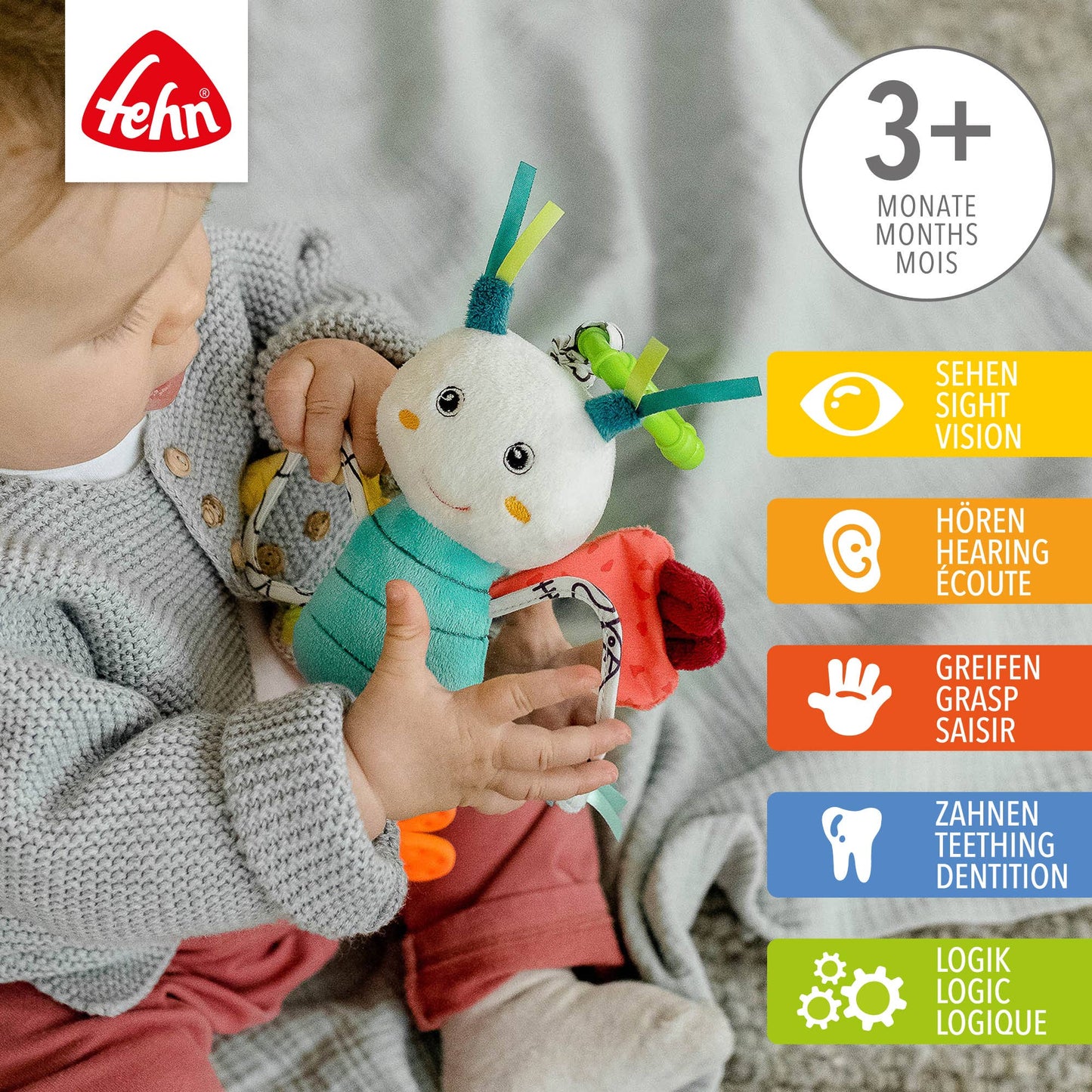 Activitiy Spielzeug "Schmetterling" von Fehn