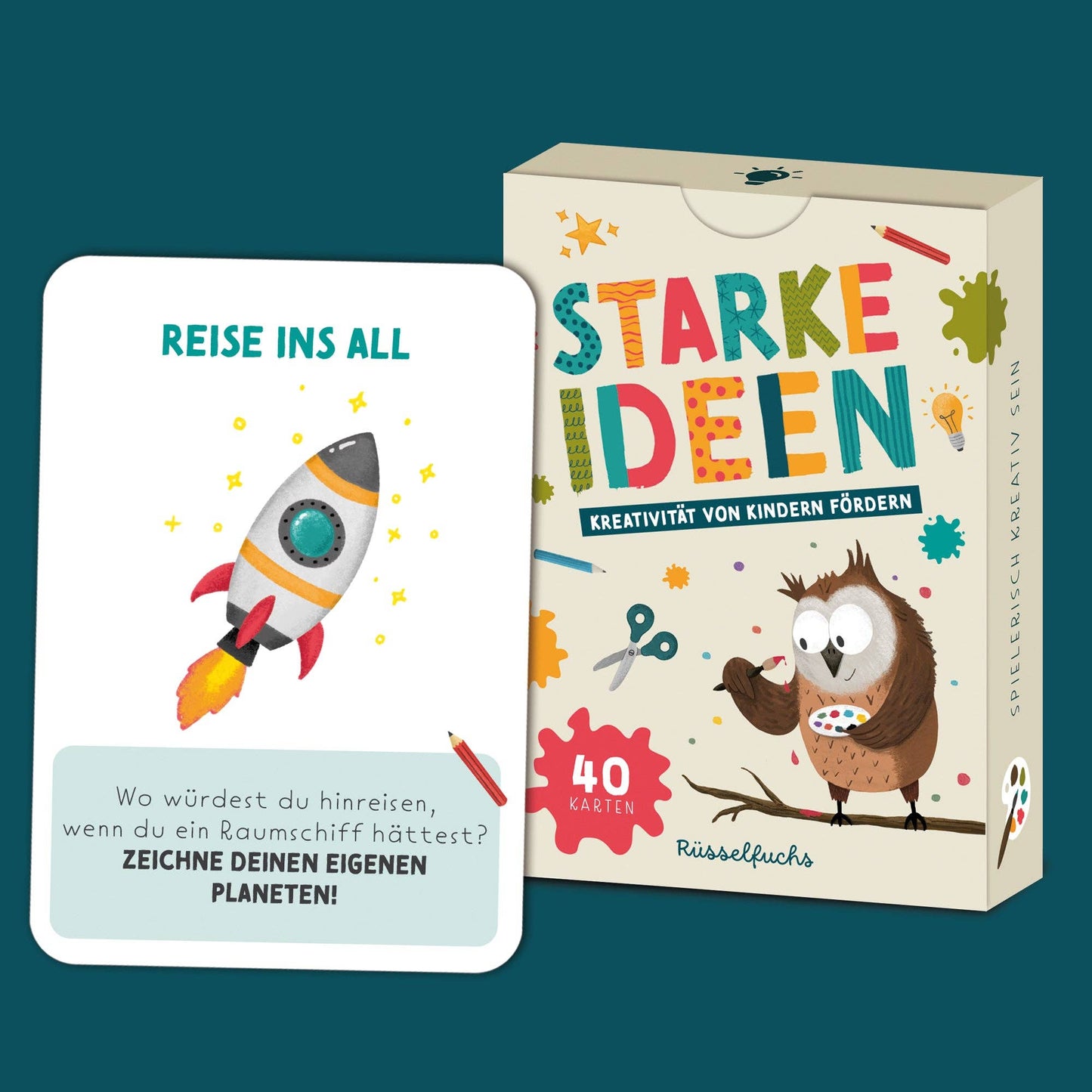 "Starke Ideen" - Kreativität von Kindern fördern - Ideenkarten von Rüsselfuchs