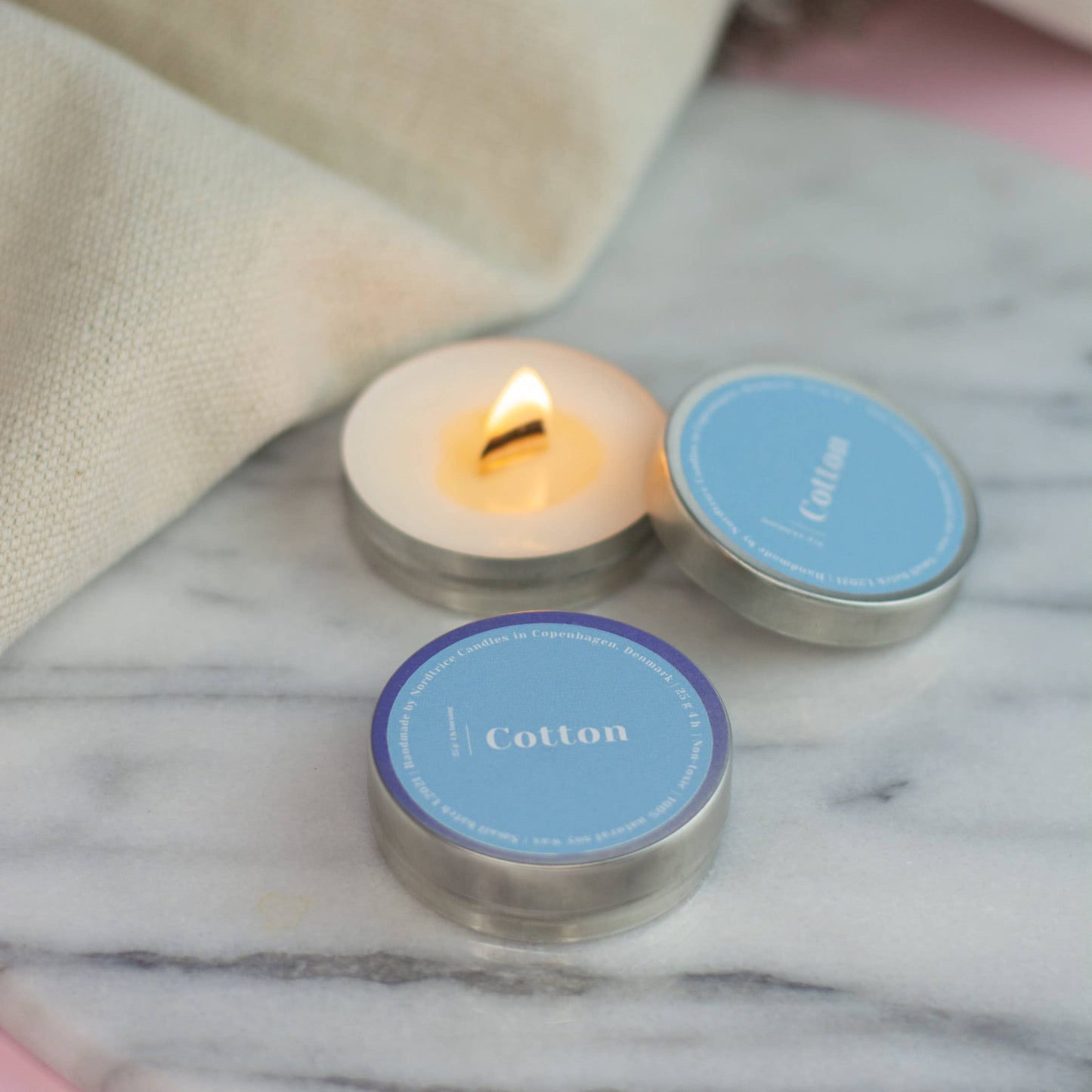 Mini-Duftkerzen mit Baumwoll-Duft von Nordtrice