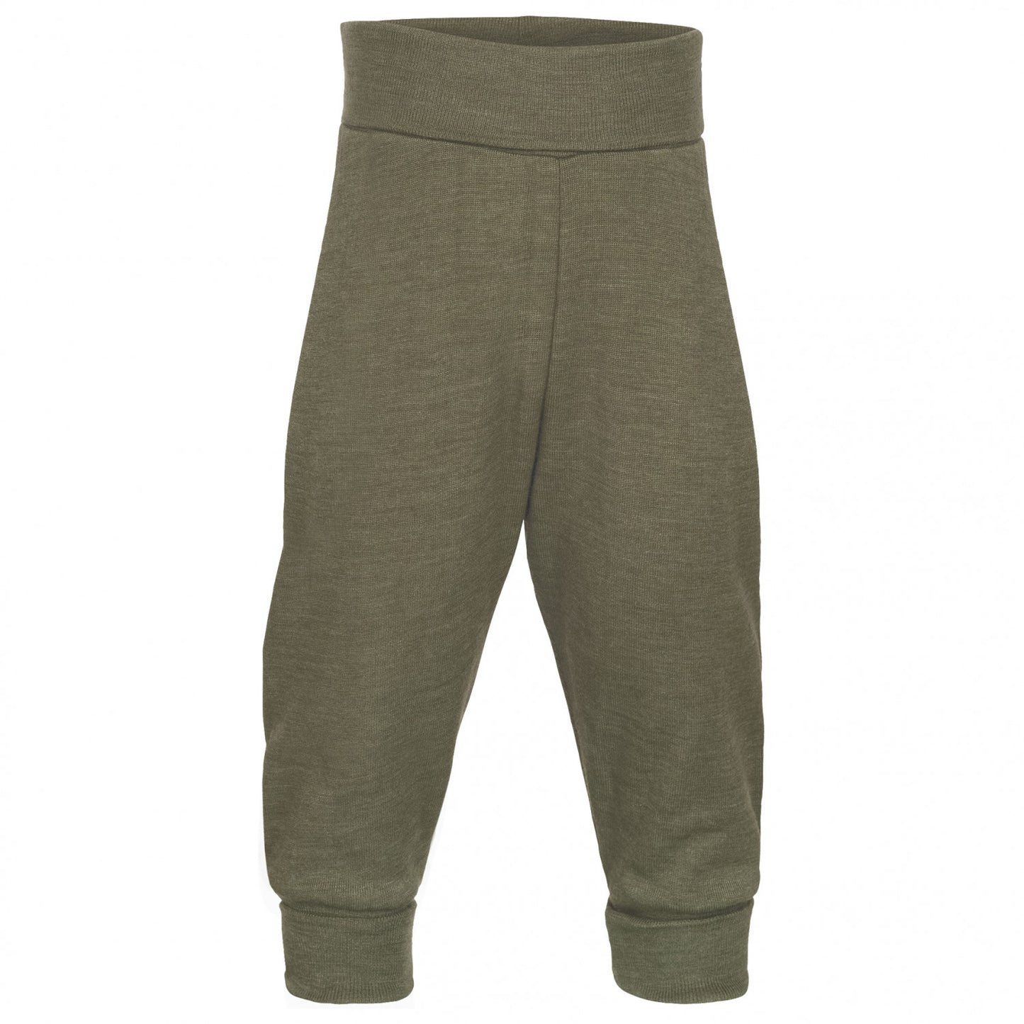 Lange Babyhose "Olive" aus Wolle/Seide, verschiedene Größen