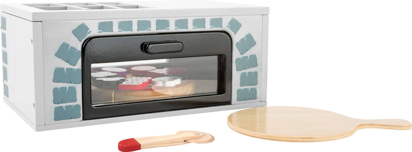Houten speelgoedpizzaoven van Small Foot