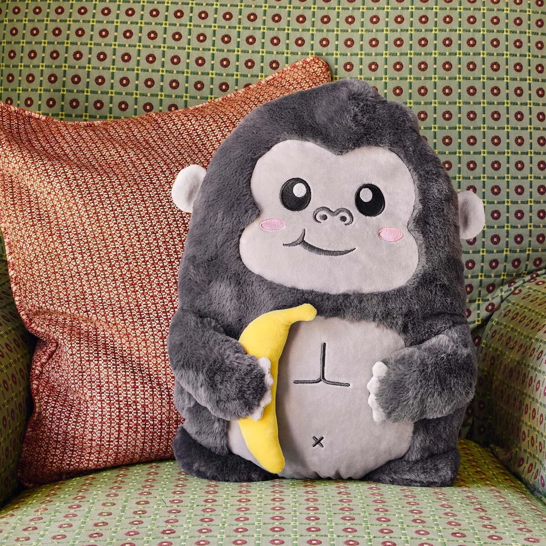 Großes weiches Kuscheltier "Gorilla" von Legami, 31cm