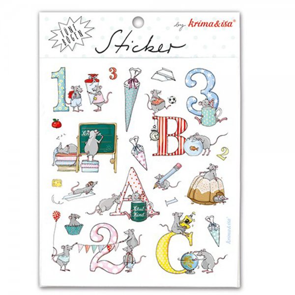 Sticker "Einschulung" von Krima & Isa