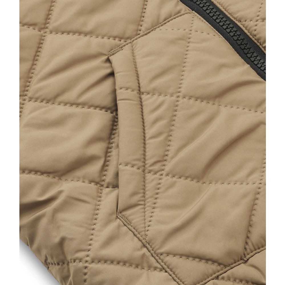 Kuschelige Wendejacke "Jackson Reversible Jacket" von Liewood, Golden Caramel/Oat