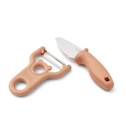 Liewood Schäler & Messer "Pertense" für Kinder in Tuscany rose (rosa)