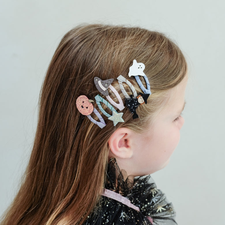 Kleine Halloween-Haarspangen von Mimi & Lula, 5er-Set
