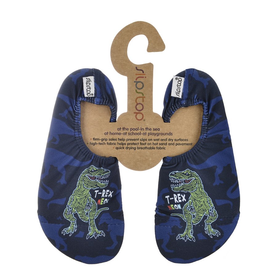 Slip Stop schoenen "Mighty" met dinopatroon, maat 21-23