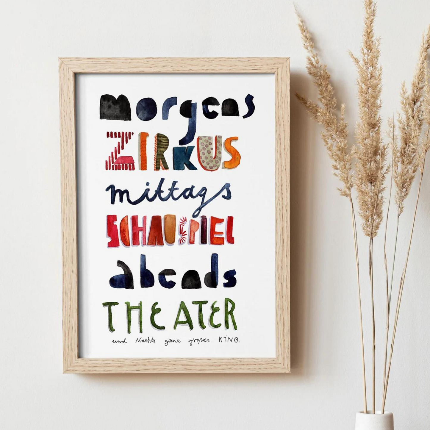 Print "Morgens Zirkus", DIN A3