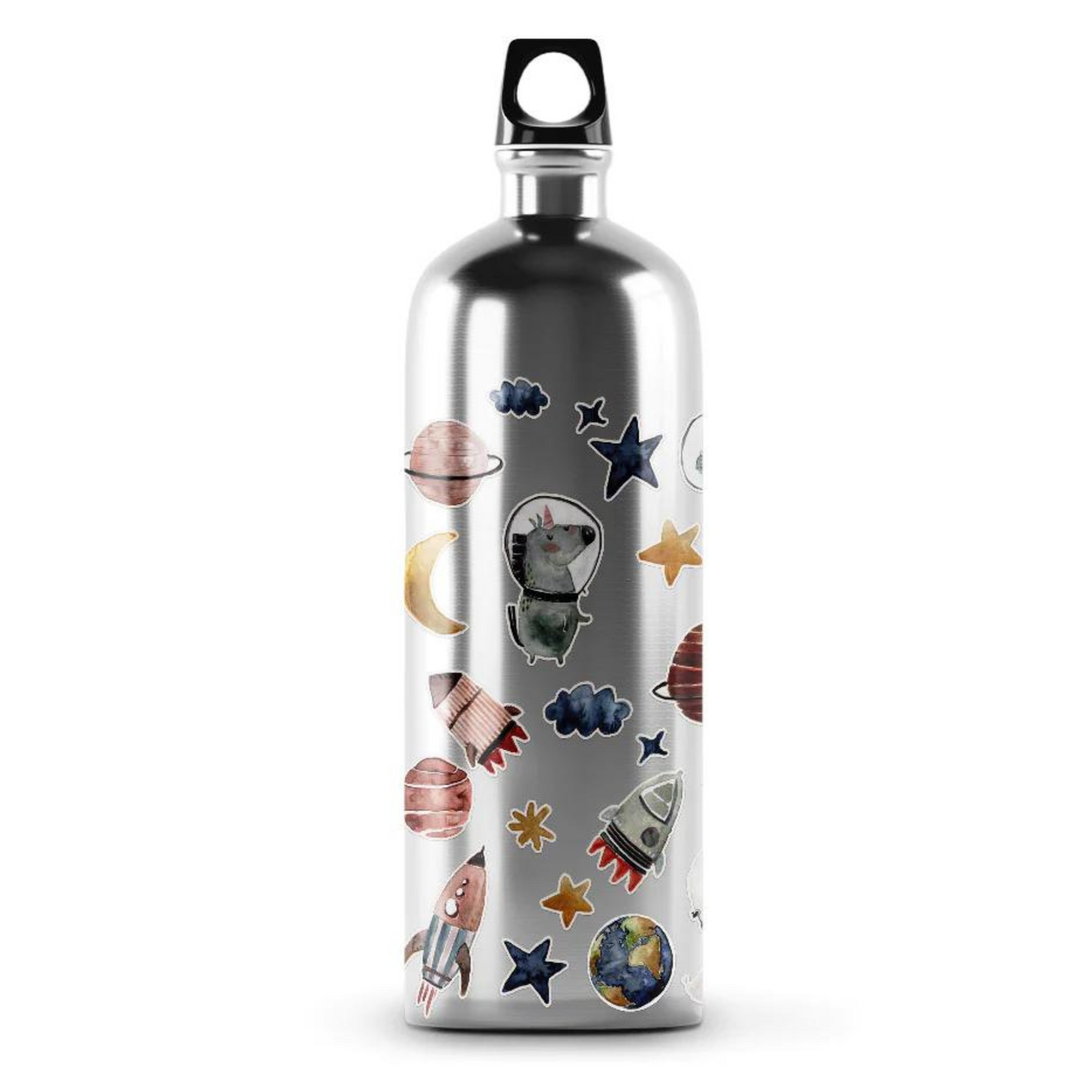 Spülmaschinenfeste Sticker "Weltraum"