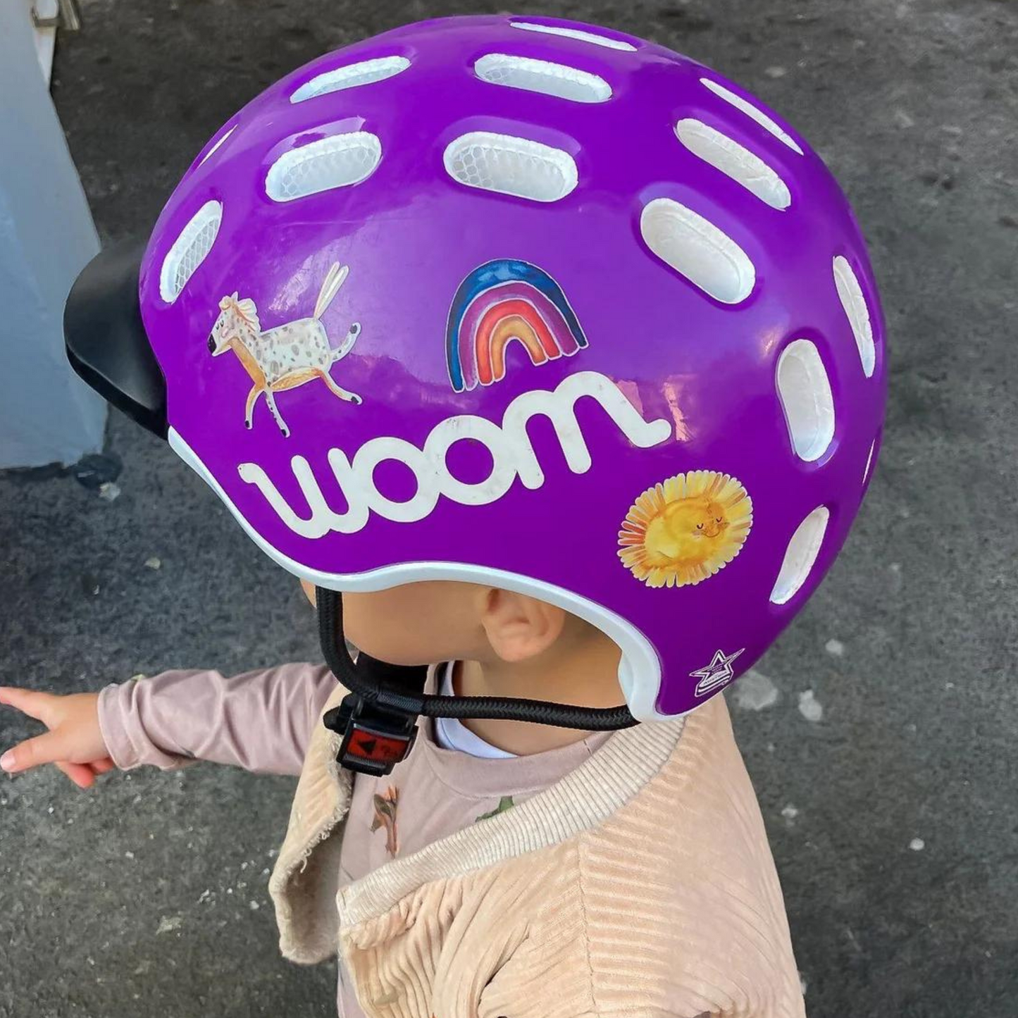 Reflektierende Sticker "Regenbogen", 3er Set