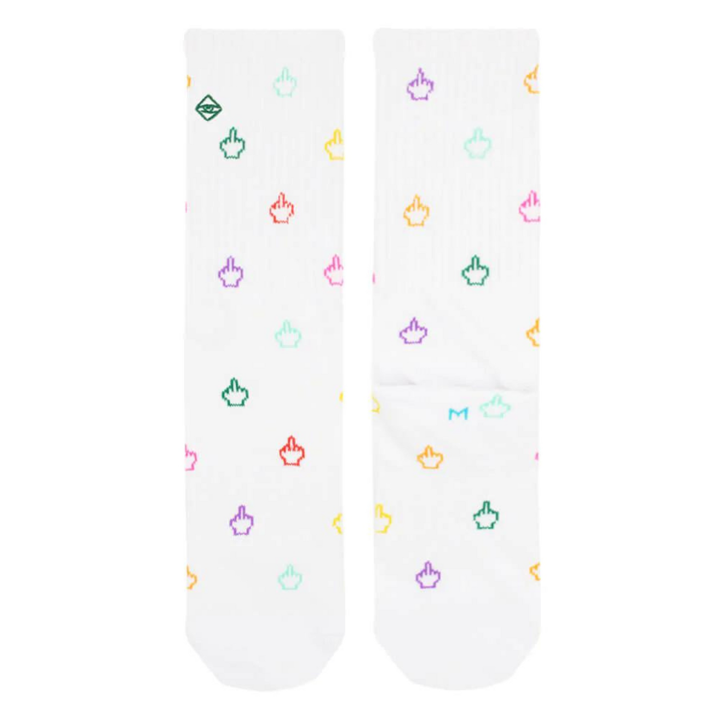 Have a nice day - Tennissocken mit Mittelfingern von J. Clay für Frauen und Männer