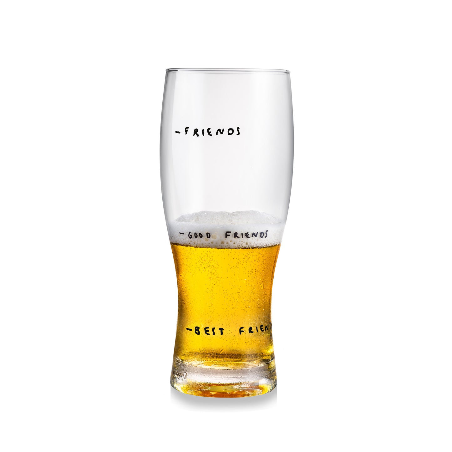 Bierglas mit lustiger Aufschrift als Geschenkidee