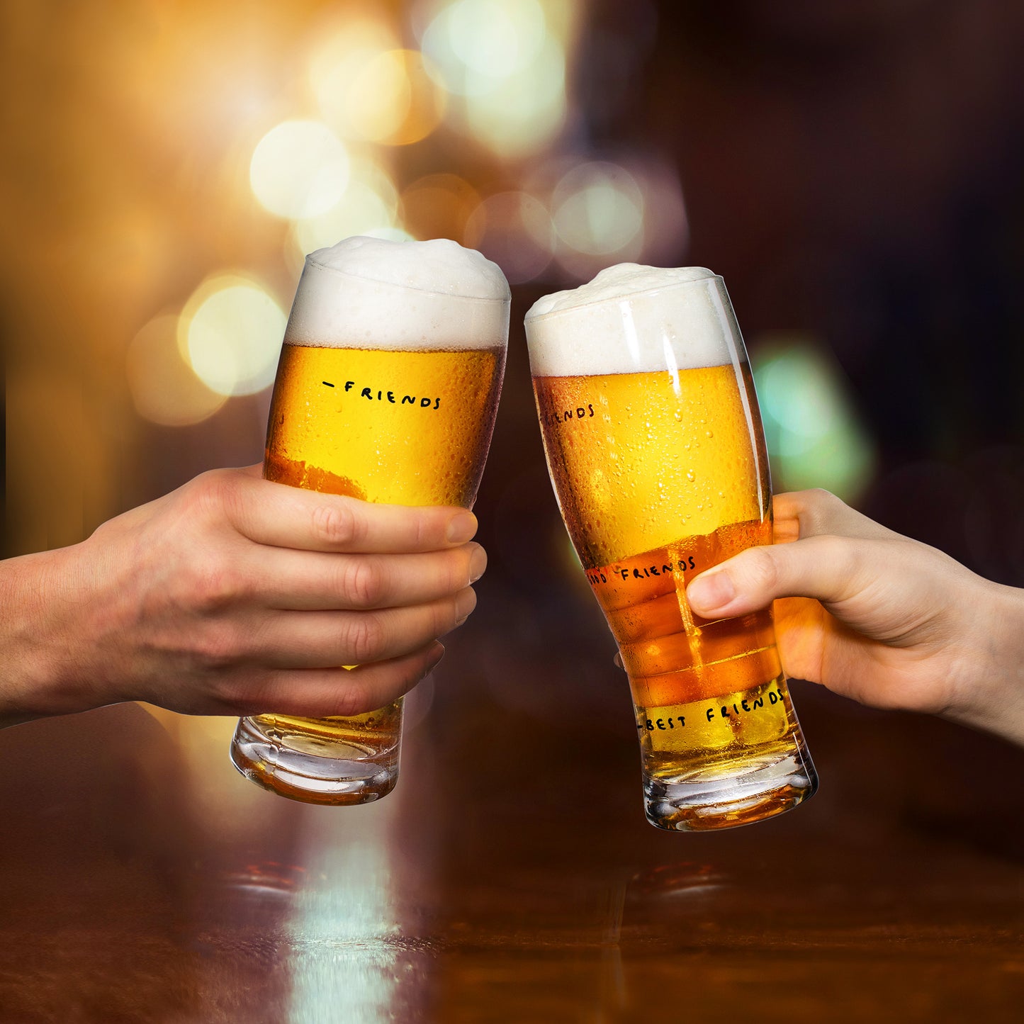 Bierglas mit lustiger Aufschrift als Geschenkidee