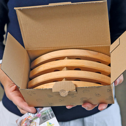 Großer Festtagsring (Natur) von Grimm´s - perfekt für den Geburtstag