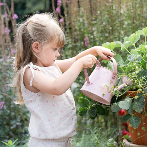 Rosa Little Dutch Gießkanne "Fairy Garden" aus Metall