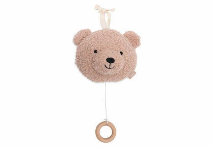 Kuschelige Teddybär-Spieluhr von Jollein, Farbe "Wild Rose"