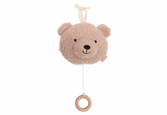 Kuschelige Teddybär-Spieluhr von Jollein, Farbe "Wild Rose"