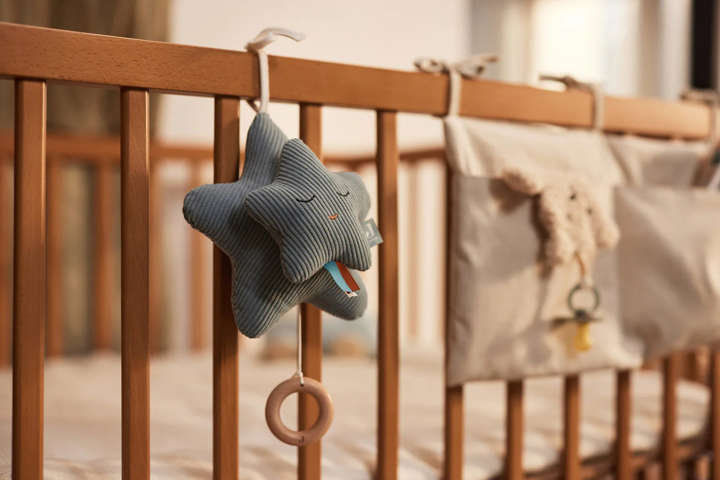 Cuddly Star Music Box by Jollein, Color "Sea Green"