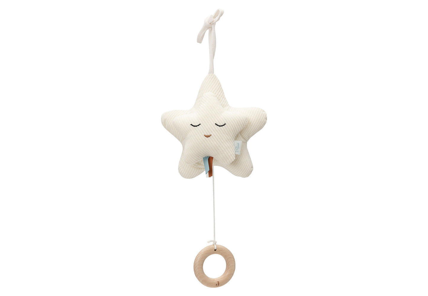 Kuschelige Stern-Spieluhr von Jollein, Farbe "Ivory"